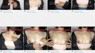 Ome Tv Abg Pakai Almamater Kampus Pamer Nenen