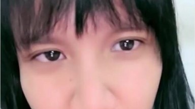 Meki Geter Andini Buka Masker Abis Kena Cupang HOT51