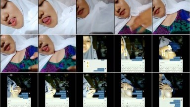 Ome Tv Hijab Godain Pascol Pamer Susu